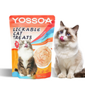 4 Flavors (9 Each) | 36 Sticks Total Per Pack . YOSSOA Lickable Wet Cat Treats