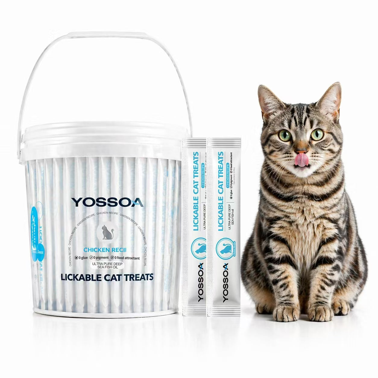 100Tubes lickable cat treat